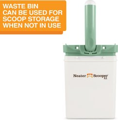 Neater Pets Neater Scooper XL Direct-to-Bag Cat Litter Scoop, 6 x 3 x 11-in, Green slide 2 of 9