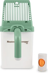 Neater Pets Neater Scooper XL Direct-to-Bag Cat Litter Scoop, 6 x 3 x 11-in, Green