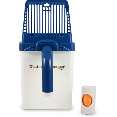 Neater Pets Neater Pets Neater Scooper XL Direct-to-Bag Cat Litter Scoop, 6 x 3 x 11-in, Blue