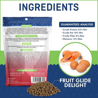Show full view: Atlantic Rush Fruit Glide Delight Fruity Flavor Sugar Glider Food, 32-oz bag slide 2 of 9