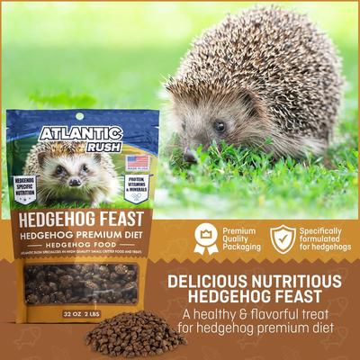 Show full view: Atlantic Rush Hedgehog Feast Premium Diet Hedgehog Food, 32-oz bag slide 4 of 9