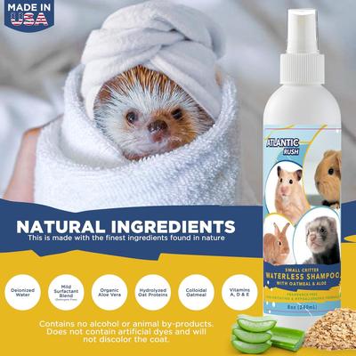 Show full view: Atlantic Rush Waterless Critter Shampoo Small Pet Shampoo, 8-fl oz bottle slide 5 of 9