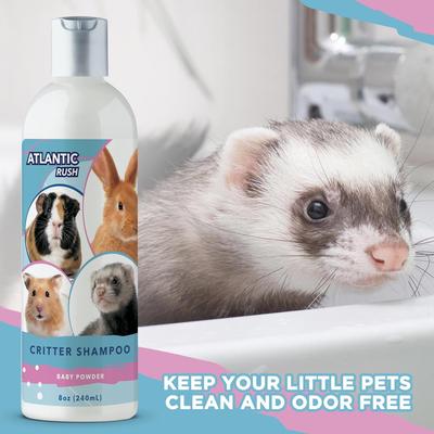 Show full view: Atlantic Rush Critter Shampoo Baby Powder Small Pet Shampoo, 8-fl oz bottle slide 6 of 8