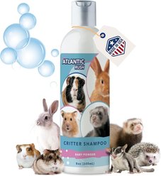Atlantic Rush Critter Shampoo Baby Powder Small Pet Shampoo, 8-fl oz bottle