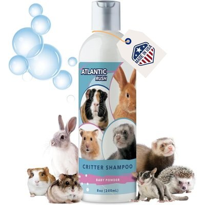Atlantic Rush Atlantic Rush Critter Shampoo Baby Powder Small Pet Shampoo, 8-fl oz bottle