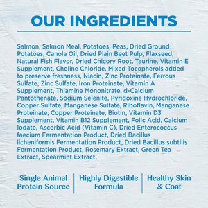 Wellness Simple Limited Ingredient Adult Wholesome Grains Natural Salmon & Potato Dry Dog Food, 24-lb bag
