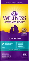 Wellness Complete Health Adult Whitefish & Sweet Potato Recipe Dry Dog Food, 30-lb bag