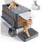Show in main carousel: JOEJOY Enclosed Stainless Steel Cat Litter Box with Scoop, 22.83-in, Dark Gray slide 1 of 9