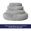 Show in main carousel: Frisco Long Faux Fur Donut Cat & Dog Bed, Smoky Gray, Medium slide 7 of 10