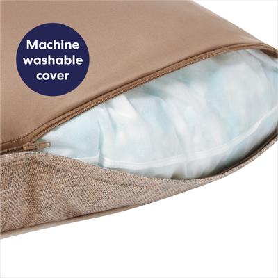 Show full view: Frisco Orthopedic Pillow Cat & Dog Bed with Removable Cover, Beige, XXX-Large slide 5 of 9