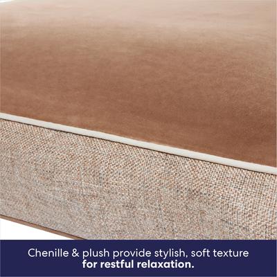 Show full view: Frisco Orthopedic Pillow Cat & Dog Bed with Removable Cover, Beige, XXX-Large slide 3 of 9