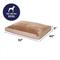 Show in main carousel: Frisco Orthopedic Pillow Cat & Dog Bed with Removable Cover, Beige, XXX-Large slide 2 of 9
