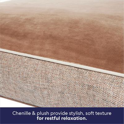 Show full view: Frisco Orthopedic Pillow Cat & Dog Bed with Removable Cover, Beige, Large slide 3 of 9