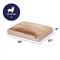 Show in main carousel: Frisco Orthopedic Pillow Cat & Dog Bed with Removable Cover, Beige, Large slide 2 of 9