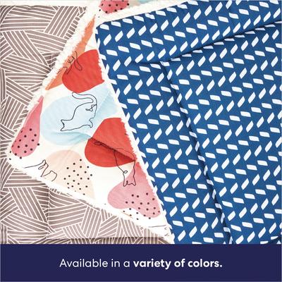 Show full view: Frisco Sherpa Reversible Cat Mat, Navy Herringbone slide 6 of 8