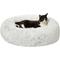 Show in main carousel: Frisco Long Faux Fur Donut Cat & Dog Bed, Silver, Medium slide 3 of 10