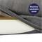 Show in main carousel: Frisco Plush Orthopedic Front Bolster Cat & Dog Bed w/Removable Cover, Gray, Large slide 6 of 9