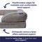 Show in main carousel: Frisco Plush Orthopedic Front Bolster Cat & Dog Bed w/Removable Cover, Gray, Large slide 5 of 9