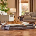Frisco Plush Orthopedic Pillowtop Dog Bed w/Removable Cover, Gray, XX-Large