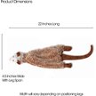 Show in main carousel: PetRageous Designs RoadRageous Opossum Stuffless Body Squeak Plush Toy, Brown, 22-in slide 2 of 3