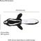 Show in main carousel: PetRageous Designs RoadRageous Skunk Stuffless Body Squeak Plush Toy, Black, 22-in slide 2 of 3