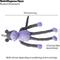 Show in main carousel: PetRageous Designs StretchRageous 18-in Hippo Squeak & Crinkle Plush Dog Toy, Purple slide 2 of 3