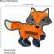 Show in main carousel: Eddie Bauer 11-in Fox Squeak & Crinkle Plush Dog Toy, Orange slide 2 of 3