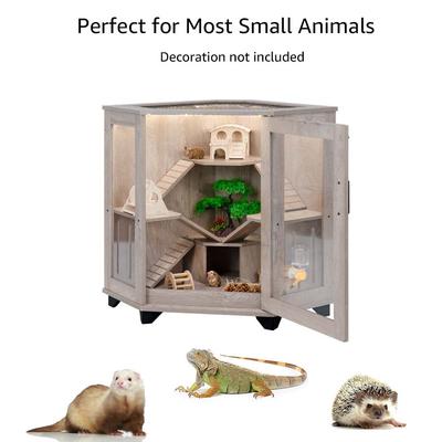 Show full view: Unipaws Corner Waterproof Mat Small Animal Cage slide 6 of 7
