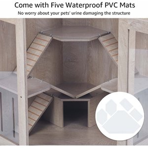 Unipaws Corner Waterproof Mat Small Animal Cage