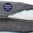 Show in main carousel: Frisco Orthopedic Pillow Cat & Dog Bed with Removable Cover, Gray, X-Large slide 5 of 9
