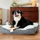 Frisco Orthopedic Pillow Cat & Dog Bed with Removable Cover, Gray, X-Large