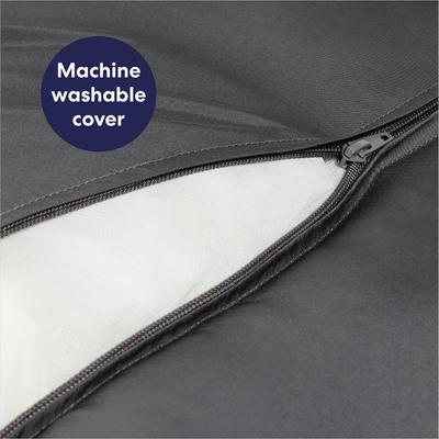 Show full view: Frisco Orthopedic Sofa Cat & Dog Bed with Removable Cover, Gray, Large slide 5 of 9