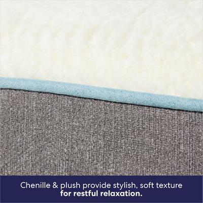 Show full view: Frisco Orthopedic Sofa Cat & Dog Bed with Removable Cover, Gray, Large slide 3 of 9