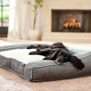 FurHaven Velvet Waves Perfect Comfort Orthopedic Sofa Cat & Dog Bed