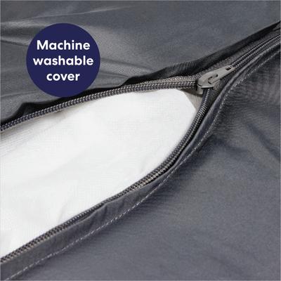 Show full view: Frisco Orthopedic Sofa Cat & Dog Bed with Removable Cover, Gray, Medium slide 7 of 11