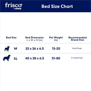 Frisco Faux Suede Pillow Cat & Dog Bed with Removable Cover, Brown, X-Large