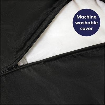 Show full view: Frisco Faux Suede Pillow Cat & Dog Bed with Removable Cover, Khaki Green, X-Large slide 5 of 9