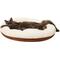 Show in main carousel: Frisco Faux Suede Donut Cuddler Cat & Dog Bed, Brown, Medium slide 3 of 10