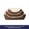 Show in main carousel: Frisco Faux Suede Bolster Cat & Dog Bed, Brown, Large slide 7 of 10