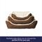 Show in main carousel: Frisco Faux Suede Bolster Cat & Dog Bed, Brown, Small slide 8 of 11