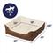 Show in main carousel: Frisco Faux Suede Bolster Cat & Dog Bed, Brown, Small slide 3 of 11