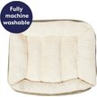 Show in main carousel: Frisco Faux Suede Bolster Cat & Dog Bed, Khaki Green, Medium slide 6 of 10