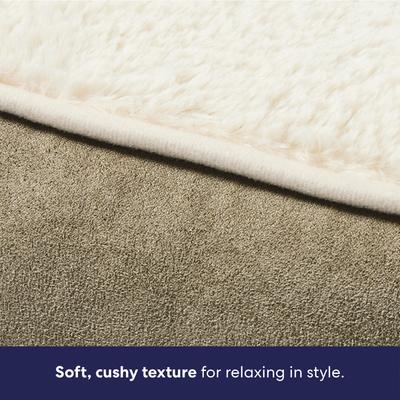 Show full view: Frisco Faux Suede Bolster Cat & Dog Bed, Khaki Green, Medium slide 4 of 10