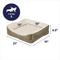 Show in main carousel: Frisco Faux Suede Bolster Cat & Dog Bed, Khaki Green, Small slide 3 of 11