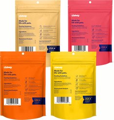 Variety Pack - Chewy Grain-Free Soft-Baked Dog Treats (FORMERLY AMERICAN JOURNEY), 8-oz bag: Peanut Butter & Banana, Beef, Turkey & Chicken Recipes slide 2 of 7