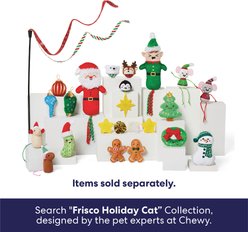 Frisco Holiday Mice Plush Dangly Cat Toy with Catnip & Silvervine, 2 count slide 2 of 6