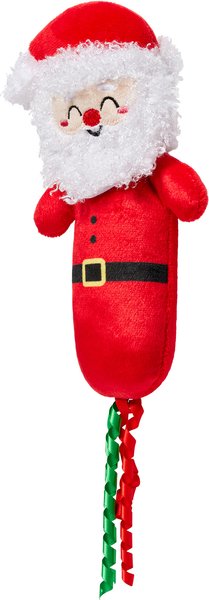 Show full view: Frisco Holiday Santa Plush Kicker Cat Toy with Catnip & Silvervine slide 1 of 8