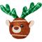 Show in main carousel: Frisco Holiday Festive Fetch Squeaky Tennis Ball Dog Toy, Reindeer, Medium, 1 count slide 1 of 7