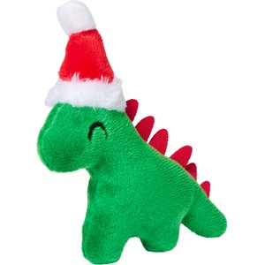 Frisco Holiday Dinosaur Sound Electronic Plush Cat Toy with Catnip & Silvervine