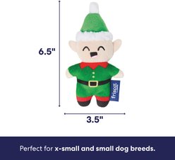 Frisco Holiday Elf Plush Squeaky Dog Toy, X-Small/Small slide 2 of 7